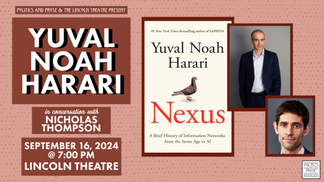 Yuval Noah Harari in Conversation with Nicholas Thompson event image
