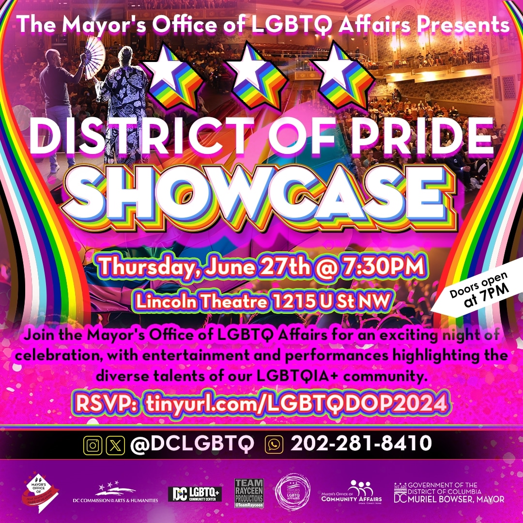 Presented by the Mayor’s Office of LGBTQ Affairs